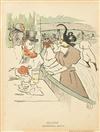 HENRI DE TOULOUSE-LAUTREC (1864-1901). [LE RIRE.] Group of 11 images. Circa 1897. Each approximately 11x8 inches, 28x22 cm.
